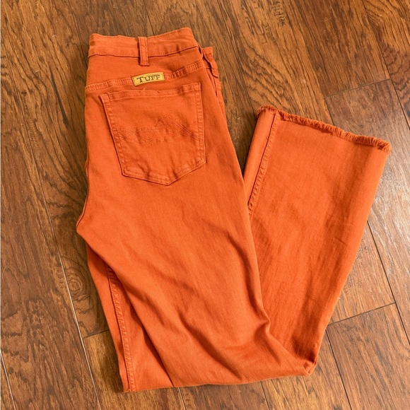 Cowgirl Tuff Denim - Cowgirl Tuff Burnt Orange Jeans
